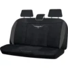 R. M. Williams R.M.Williams Suede Velour Seat Covers Black Adjustable Headrests Size 06H Rear Seat -Quad Lock Case Shop SCA 639772 hi res