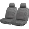 R. M. Williams R.M. Williams Canvas Seat Cover Charcoal Adjustable Headrests Size 30 Front Pair Airbag Compatible 1 R. M. Williams R.M. Williams Canvas Seat Cover Charcoal Adjustable Headrests Size 30 Front Pair Airbag Compatible -Quad Lock Case Shop SCA 639774 hi res