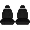 Tradies Seat Covers Getaway Neoprene Ready Made Seat Covers Front Pair Black Suits Colorado/DMAX/MUX -Quad Lock Case Shop SCA 645250 hi res
