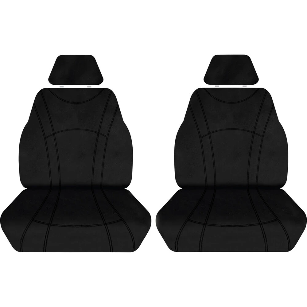 Tradies Seat Covers Getaway Neoprene Ready Made Seat Covers Front Pair Black Suits Prado 3 Tradies Seat Covers Getaway Neoprene Ready Made Seat Covers Front Pair Black Suits Prado