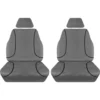Tradies Seat Covers Tradies Canvas Ready Made Seat Covers Front Pair Grey Suits Triton -Quad Lock Case Shop SCA 645276 hi res