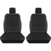 Tradies Seat Covers Tradies Canvas Ready Made Seat Covers Front Pair Black Suits BT50/DMAX -Quad Lock Case Shop SCA 645277 hi res