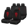 SCA Dragon Seat Cover Pack Red Adjustable Headrests Airbag Compatible 30&06H SAB -Quad Lock Case Shop SCA 645755 hi res