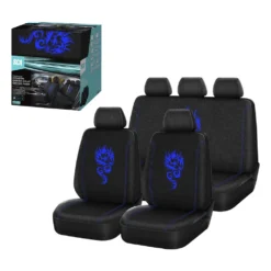SCA Dragon Seat Cover Pack Blue Adjustable Headrests Airbag Compatible 30&06H SAB -Quad Lock Case Shop SCA 645756 02 hi res