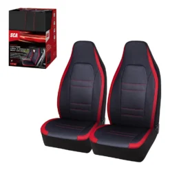 SCA Racing Leather Look & Mesh Seat Covers Black/Red Adjustable Headrests Airbag Compatible 9 SCA Racing Leather Look & Mesh Seat Covers Black/Red Adjustable Headrests Airbag Compatible -Quad Lock Case Shop SCA 646496 02 hi res