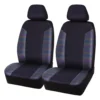 SCA Hologram Mesh Seat Covers Black Adjustable Headrests Airbag Compatible