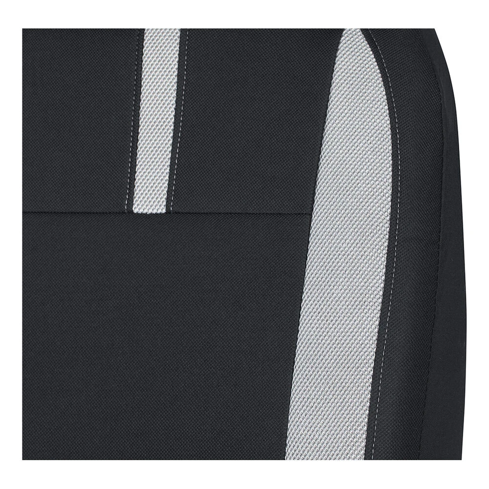 SCA Mesh Seat Covers Black/Grey Adjustable Headrests Airbag Compatible 5 SCA Mesh Seat Covers Black/Grey Adjustable Headrests Airbag Compatible - Image 3
