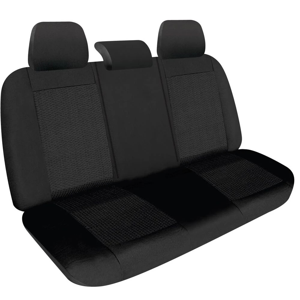 SPERLING Weekender Jacquard Ready Made Seat Covers - Rear, Black, Suits Colorado 3 SPERLING Weekender Jacquard Ready Made Seat Covers - Rear, Black, Suits Colorado