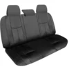 SPERLING Empire Leather Look Ready Made Seat Covers - Rear, Black, Suits HRV