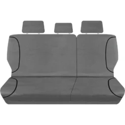 SPERLING Tradies Canvas Ready Made Seat Covers - Middle, Grey, Suits Landcruiser