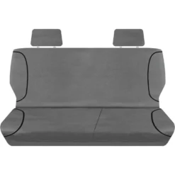 SPERLING Tradies Canvas Ready Made Seat Covers - Rear, Grey, Suits Colorado