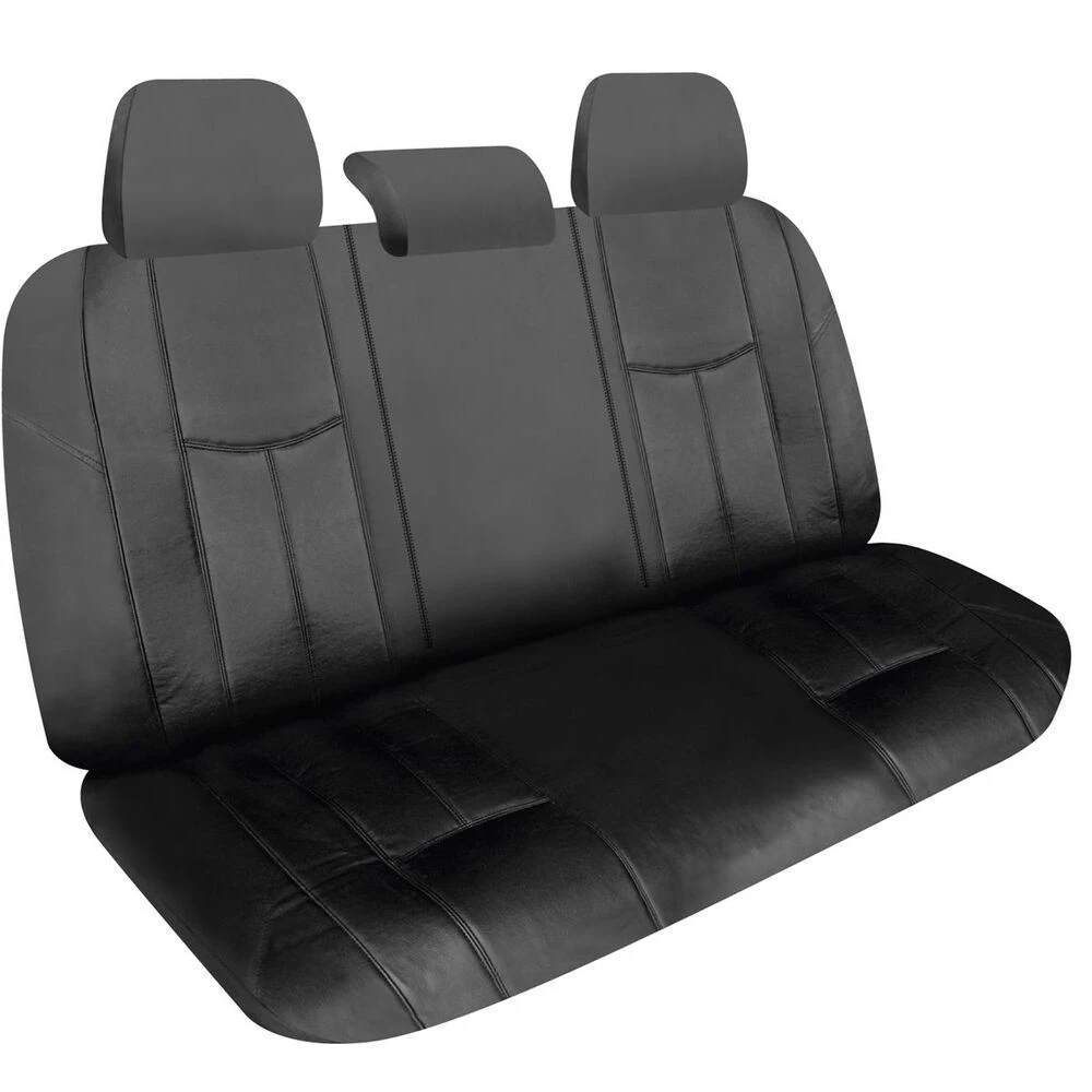 SPERLING Empire Leather Look Ready Made Seat Covers - Rear, Black, Suits ASX 3 SPERLING Empire Leather Look Ready Made Seat Covers - Rear, Black, Suits ASX