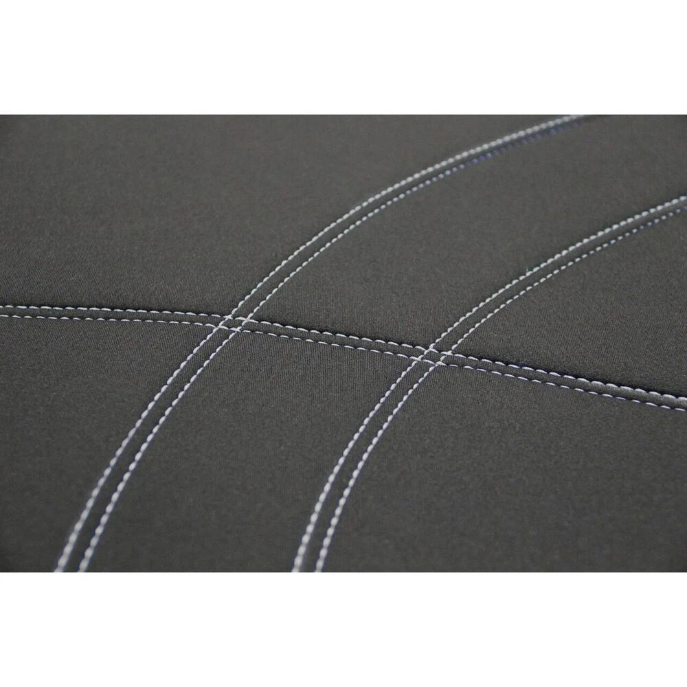 SPERLING Getaway Neoprene Ready Made Seat Covers - Front, Black/Silver Stitch, Suits Camry 4 SPERLING Getaway Neoprene Ready Made Seat Covers - Front, Black/Silver Stitch, Suits Camry - Image 2