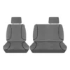 SPERLING Tradies Canvas Ready Made Seat Covers - Front, Grey, Suits Hilux -Quad Lock Case Shop SCA SPO7602214 hi res