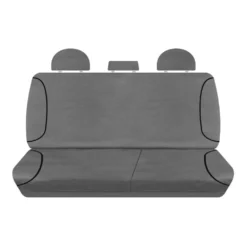 SPERLING Tradies Canvas Ready Made Seat Covers - Rear, Grey, Suits D-Max