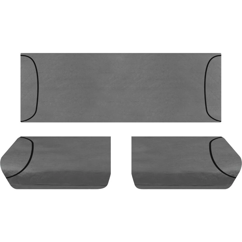 SPERLING Tradies Canvas Ready Made Seat Covers - Rear, Grey, Suits Ranger 3 SPERLING Tradies Canvas Ready Made Seat Covers - Rear, Grey, Suits Ranger