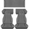 SPERLING Tradies Canvas Tailor Made Seat Cover Pack - Charcoal, Suits Hi-Lux SR Extra Cab Ute 2 SPERLING Tradies Canvas Tailor Made Seat Cover Pack - Charcoal, Suits Hi-Lux SR Extra Cab Ute -Quad Lock Case Shop SCA SPO7603543 hi res