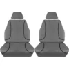 Tradies Seat Covers Tradies Canvas Tailor Made Seat Covers - Front, Charcoal, Suits Hi-Lux  Single Cab Workmate SR 2015+ -Quad Lock Case Shop SCA SPO7603550 hi res