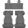 Tradies Seat Covers Tradies Canvas Tailor Made Seat Cover Pack - Charcoal, Suits Hi-Lux SR/SR5 Extra Cab Ute 2015+