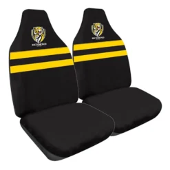 AFL Seat Covers - Richmond, Built-In Headrests, Size 60 Front Pair