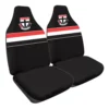 AFL Seat Covers - St Kilda, Built-In Headrests, Size 60 Front Pair -Quad Lock Case Shop SCA SPO7635173 hi res