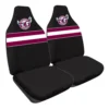 NRL Seat Covers - Sea Eagles, Built-In Headrests, Size 60 Front Pair -Quad Lock Case Shop SCA SPO7635184 hi res