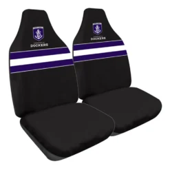 AFL Seat Covers - Fremantle, Built-In Headrests, Size 60 Front Pair