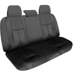 SPERLING Empire Leather Look Ready Made Seat Covers - Rear, Black, Suits Grand Cherokee