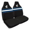 AFL Seat Covers - Carlton, Built-In Headrests, Size 60 Front Pair -Quad Lock Case Shop SCA SPO7635306 hi res