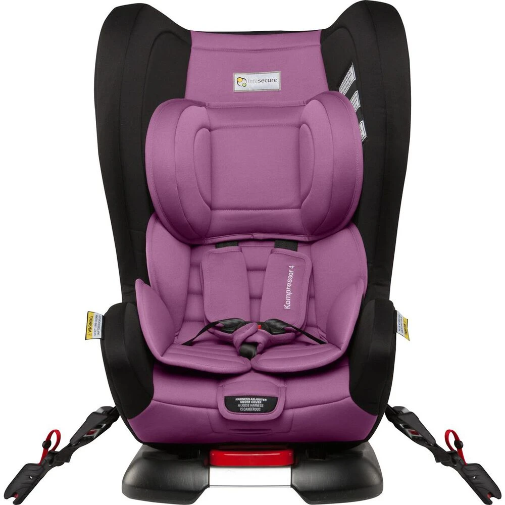 InfaSecure Kompressor 4 ISOFix Astra - Convertible Car Seat, Purple, CS8513AST.PURPLE 3 InfaSecure Kompressor 4 ISOFix Astra - Convertible Car Seat, Purple, CS8513AST.PURPLE