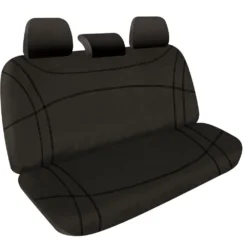 SPERLING Getaway Neoprene Ready Made Seat Covers - Rear, Black/Black Stitch, Suits Tucson